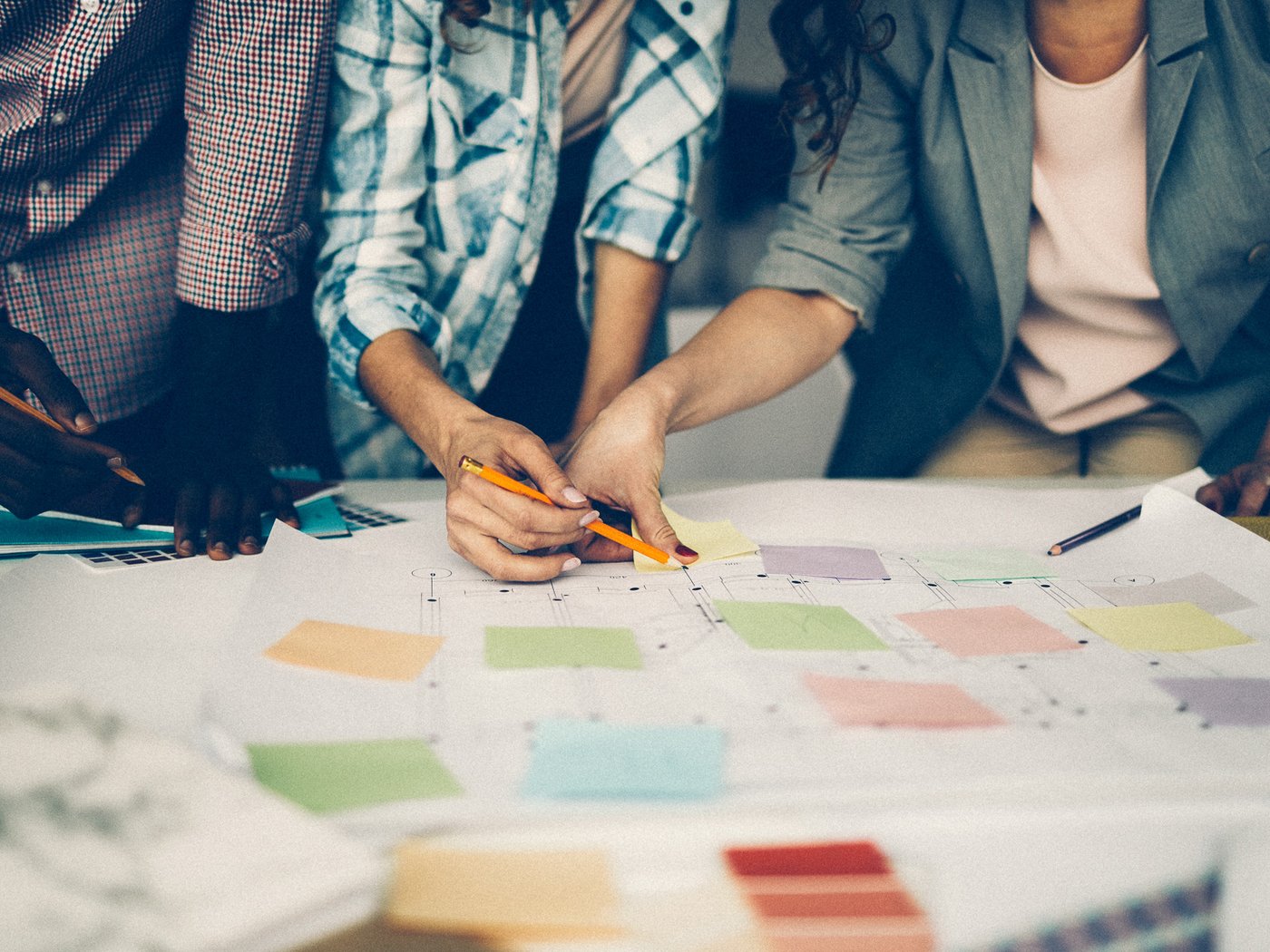 Atelier de formation : travail collectif autour d’un plan